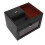 (US Plug Wine Red) 2 Watch Winder Double Headed Vertical Light Adjustable Height Silent 2