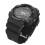 (Black) Students Waterproof EL Light Dual Time Digital Watch Pink 4