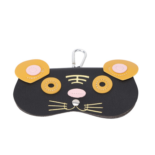 Leather Case for Sunglasses Little Tiger Pattern Portable 2