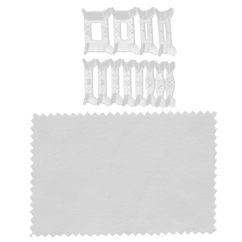 12pcs Loose Ring Size Reducer Adjuster Pad Transparent