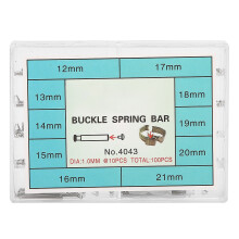 Metal Watch Band Strap 12-21MM Spring Bar Pins Kit
