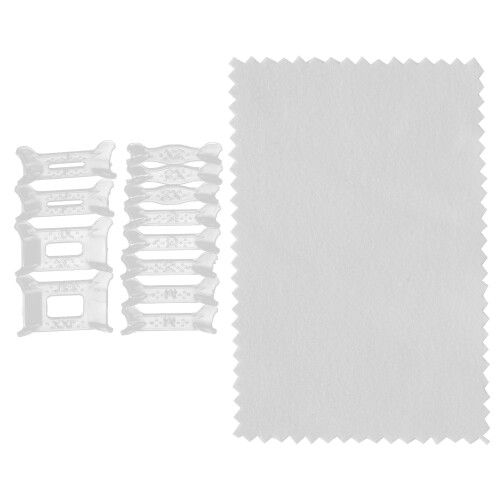 12pcs Loose Ring Size Reducer Adjuster Pad Transparent 2