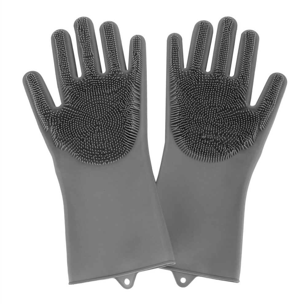 Silicone Dishwashing Gloves Waterproof Oil-Proof Pair-image-OPC-PMMV9VG-NEW