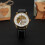T WINNER PU Leather Strap Automatic Mechanical Men Watch Wrist Watch 4