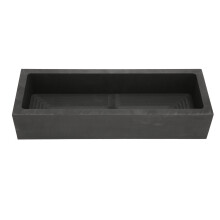 Rectangular Graphite Ingot Mold 12000g Gold Casting