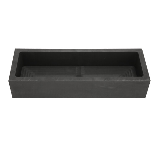 Rectangular Graphite Ingot Mold 12000g Gold Casting