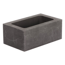Rectangular Graphite Ingot Mold for Gold Silver Copper Brass 10ml