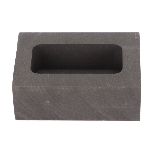 Rectangular Graphite Ingot Mold 200g Gold 100g Silver 1