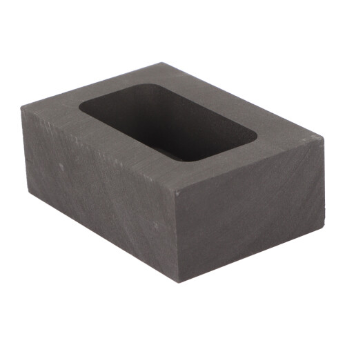 Rectangular Graphite Ingot Mold 200g Gold 100g Silver 2