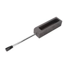 Ingot Graphite Mould Long Handle 6.6Lb Silver 3.5Lb Universal