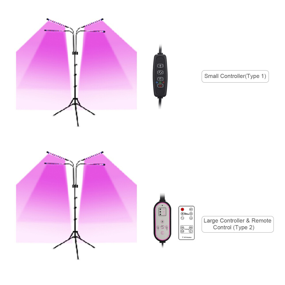 40W 80LEDs Grow Light Blue Red Full Spectrum Adjustable Gooseneck-image-OPC-PMMVBKV-NEW