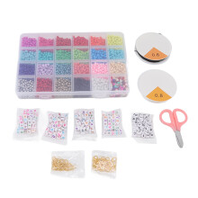 Acrylic Heart Bead Kit for Bracelet Necklace DIY