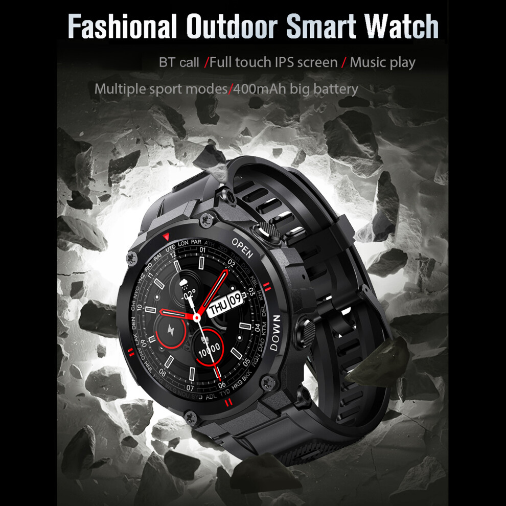 Lemfo K22 Smart Watch 1.28'' Ips Touch Bt Call Fitness 400Mah 667859204418