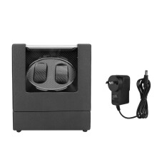 2+0 Automatic Watch Winder Box for Mechanical Watch   (Carbon Fiber)