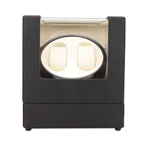 2+0 Automatic Watch Winder Box for Mechanical Watch   (Beige) 1