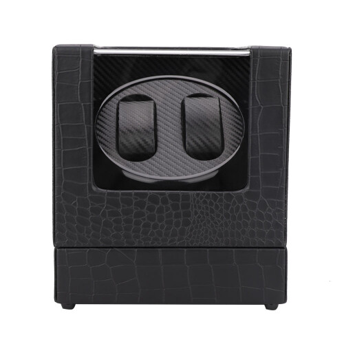 2+0 Automatic Watch Winder Box Carbon Fiber 1