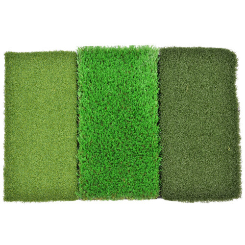 Folding Golf Hitting Grass Mat Cushion Beginner Swing Training