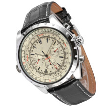 Men's Automatic Mechanical Watch Leather Strap Calendar Date