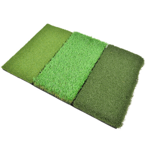 Folding Golf Hitting Grass Mat Cushion Beginner Swing Training 2