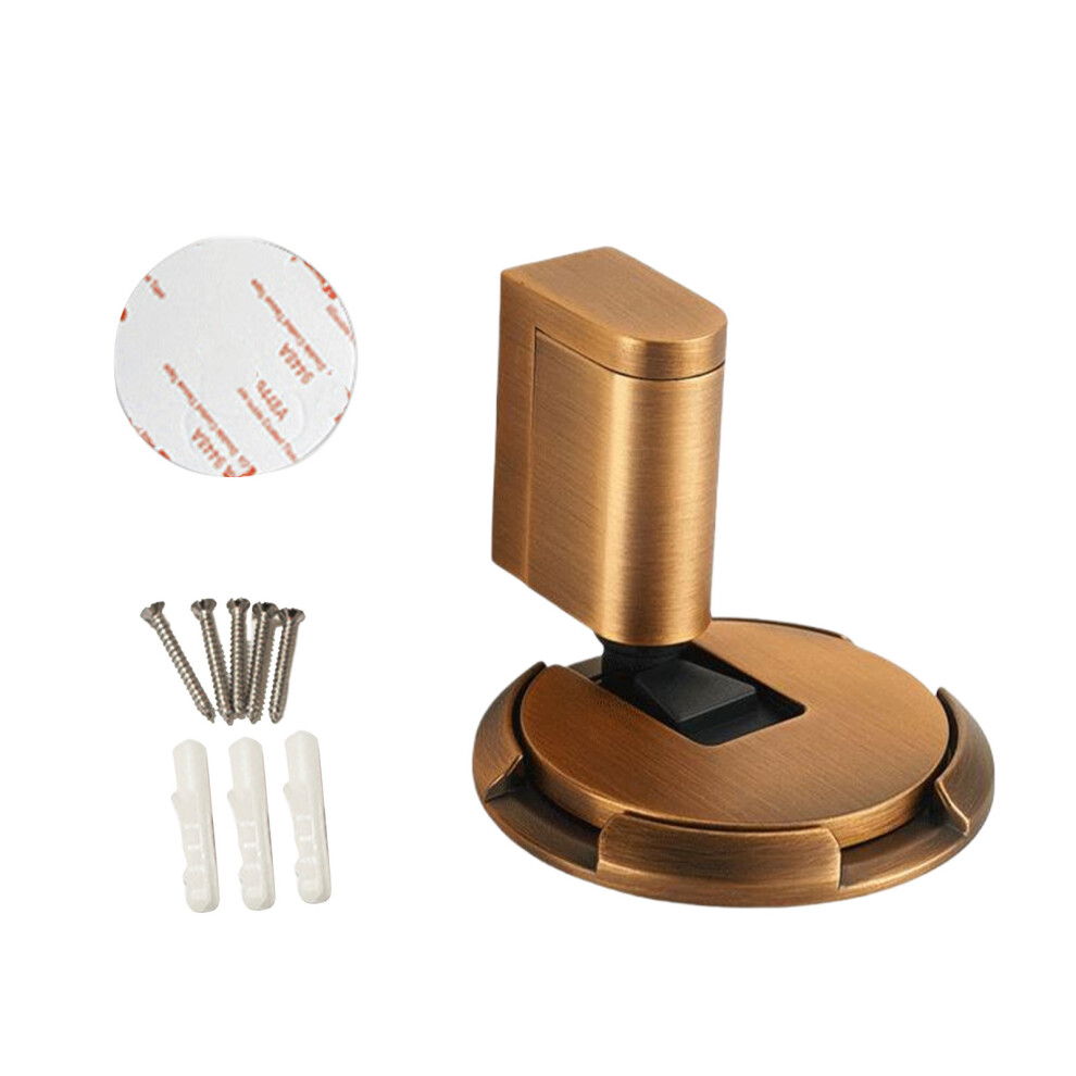 (Yellow bronze color) Door Stopper No For Punching Invisible Door Collision Prevention-image-OPC-PMMVGGF-NEW