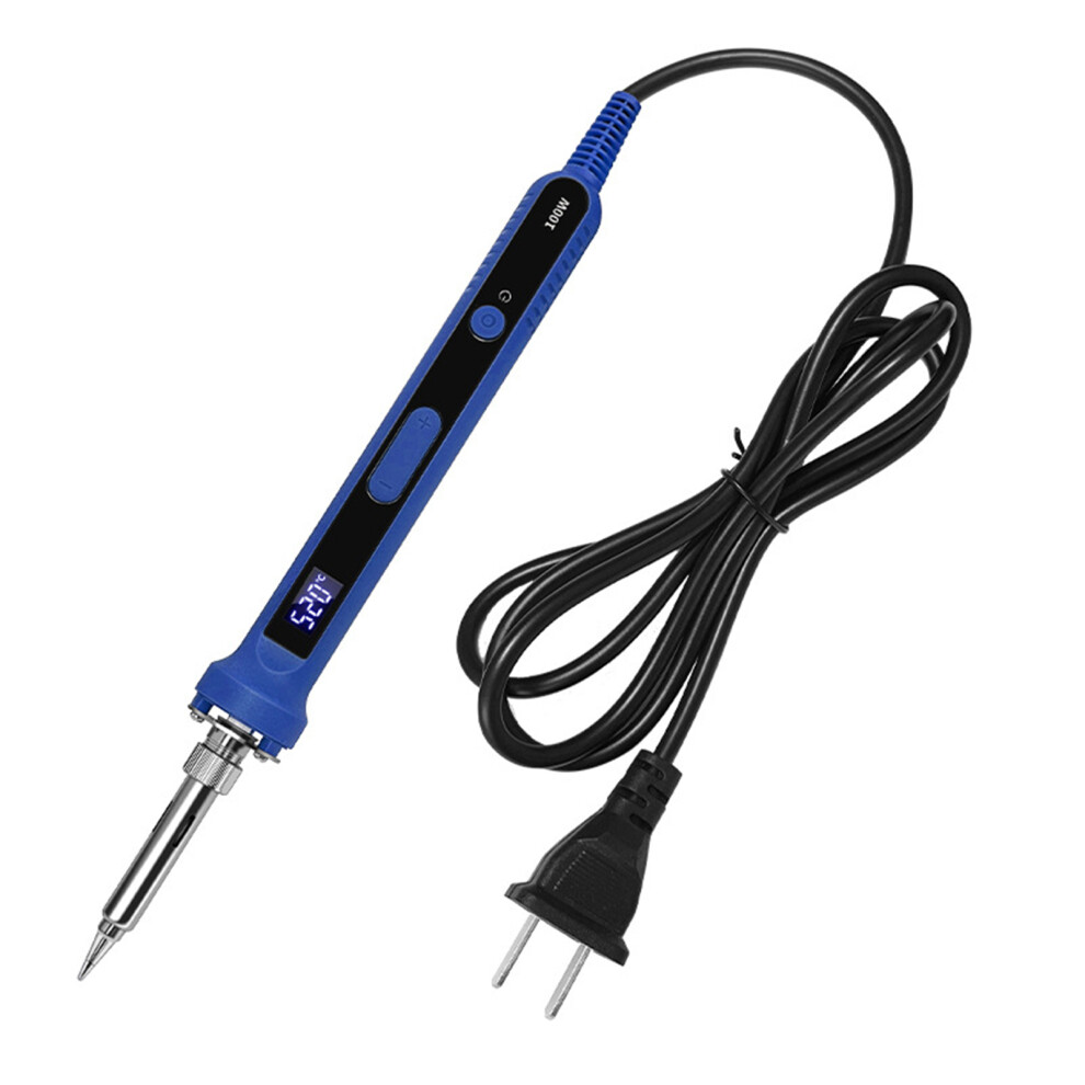 (Dark blue US) LCD Display Electric Soldering Iron For Precision Welding Work-image-OPC-PMMVGNF-NEW