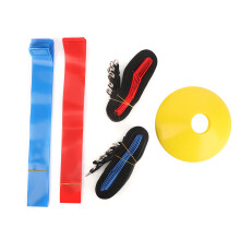 PVC Soft 10 Player Football Site Sign Plate Sandbag Soccer Belt Kit