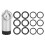 (Silver) Diving Cylinder Valve O Ring Mini Bottle OR MT02 Blue 1