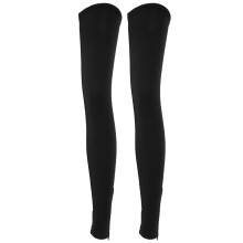 (black S) Winter Fleeces Legguard Pants for Bike Cycling Running Black S