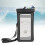(Black) PVC Waterproof Floatable Phone Case Strap for Swimming Black 5