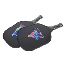 2Pcs Carbon Fiber Pickleball Paddle Training Equipment
