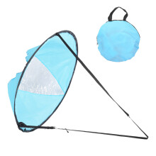 (Lake Blue) 108cm Portable Folding Downwind Paddle Board Kayak Sail Green