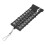 (Black Hook) ABS Plastic Portable 18 Holes Golf Scoreboard Red Beads String 3