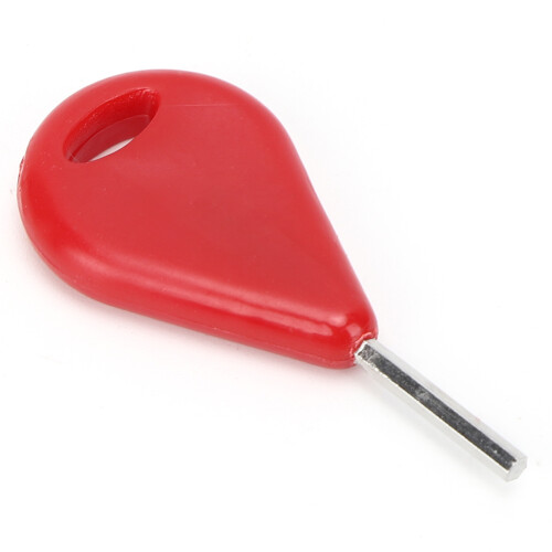 (Red) 6 Pcs Surfboard Fin Hex Key Black 2