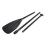 Carbon Fiber 3-Section Adjustable Paddle for Surfboard Kayak 3