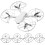 (gray) Drone Propellers Enclosed Guard Circle Protective for Mavic Mini Gray 4