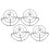 (gray) Drone Propellers Enclosed Guard Circle Protective for Mavic Mini Gray 2