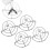 (gray) Drone Propellers Enclosed Guard Circle Protective for Mavic Mini Gray 5