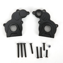 (Black) R86020 Aluminium Alloy RC Gearbox Cover for RGT 1/10 Truck Black