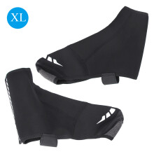 (black XL) Bicycle Shoe Cover Windproof Waterproof Mountain Bike Black XL