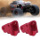 (Red) 2pcs Front Rear Lower Shock Linkage Mount Silver 5