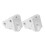 (Silver) 2pcs Front Rear Lower Shock Linkage Mount Silver 3