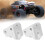 (Silver) 2pcs Front Rear Lower Shock Linkage Mount Silver 5
