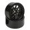 (Black) 2pcs Alloy Beadlock Wheel Rims White 1