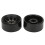 (Black) 2pcs Alloy Beadlock Wheel Rims White 3