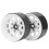 (White) 2pcs Alloy Beadlock Wheel Rims White 3