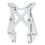 (Silver) Front Shock Tower for ECX 2WD RC Model 1/10 Silver 5