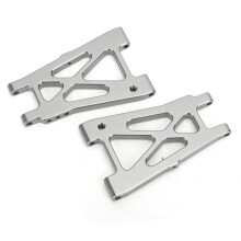 (Silver) 2PCS Aluminum Rear Swing Arm for KYOSHO 4WD Optima 1/10 RC Silver