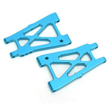 (Blue) 2PCS Aluminum Rear Swing Arm for KYOSHO 4WD Optima 1/10 RC Silver