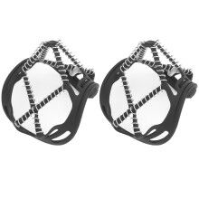 1 Pair Traction Spring Spike Shoe Cover for Snow Climbing