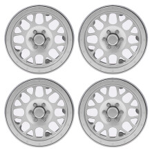 (Silver) 4pcs 2.2 Inch Aluminum Wheel Hub RC Parts